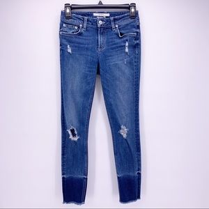 Tularosa Crissi Midrise Distressed Skinny Jeans